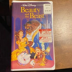 Vintage SEALED Beauty and the Beast Black Diamond VHS